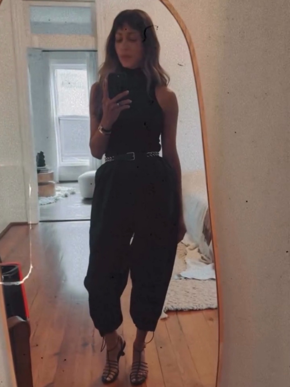 Proenza Schouler Black Cage Leather Sandals - Picture 12 of 12